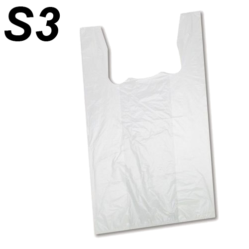 S3 White Shopping Bags