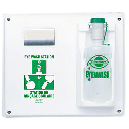 #04074 Eye Wash Station, w/1 Empty Bottle - Plastic