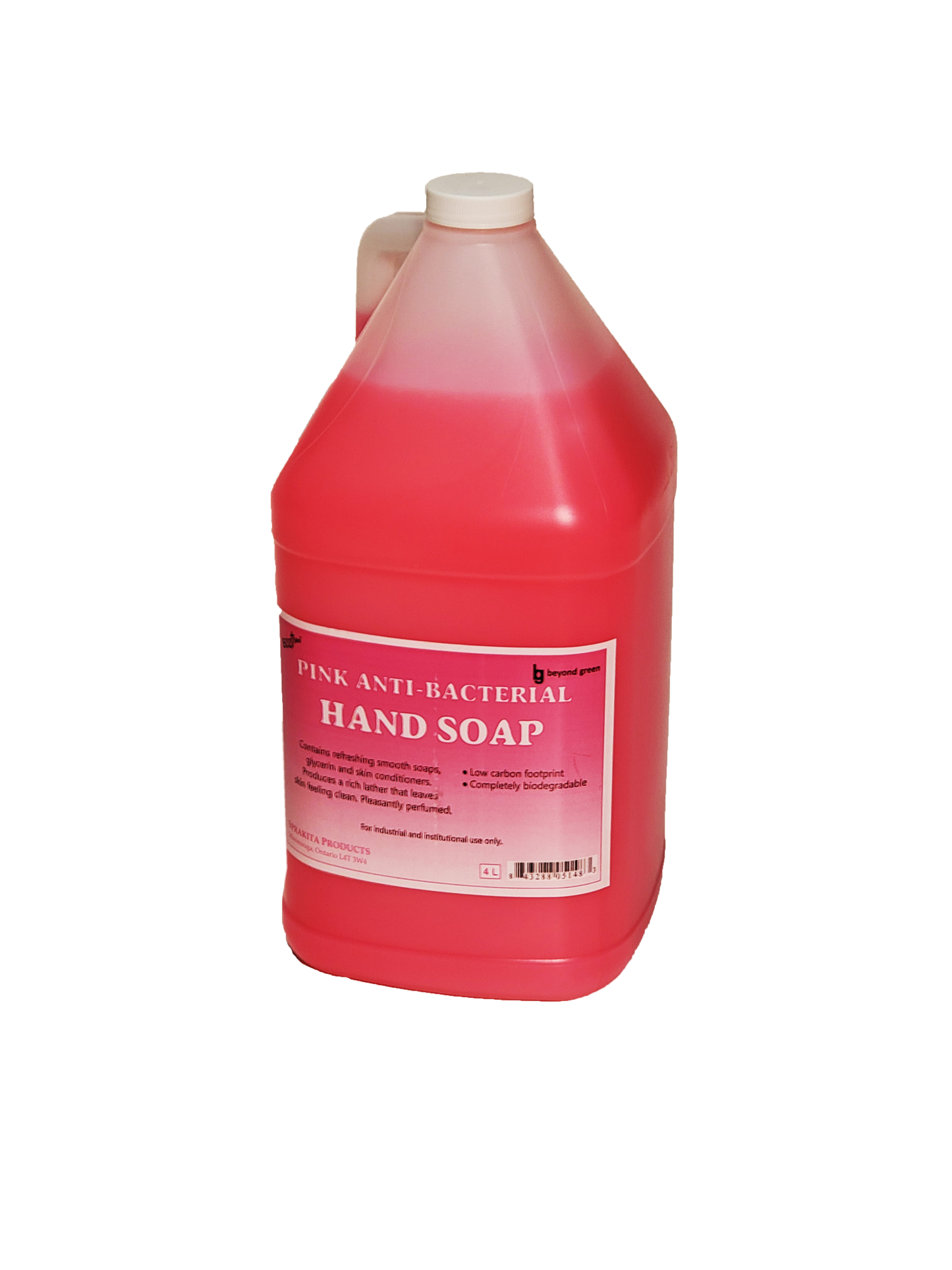 Pink Antibacterial Hand Soap 4x4L