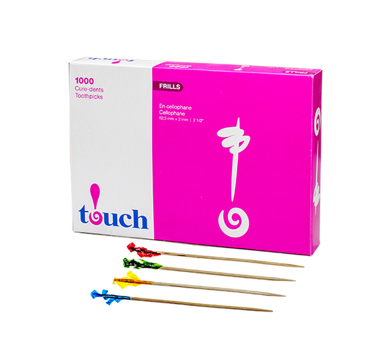 Touch Frills Toothpicks 10x1000/CS