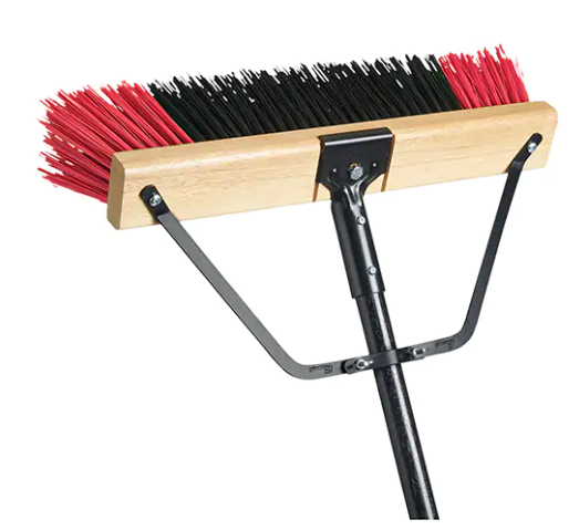M2 18" Ryno Red/Black Push Broom