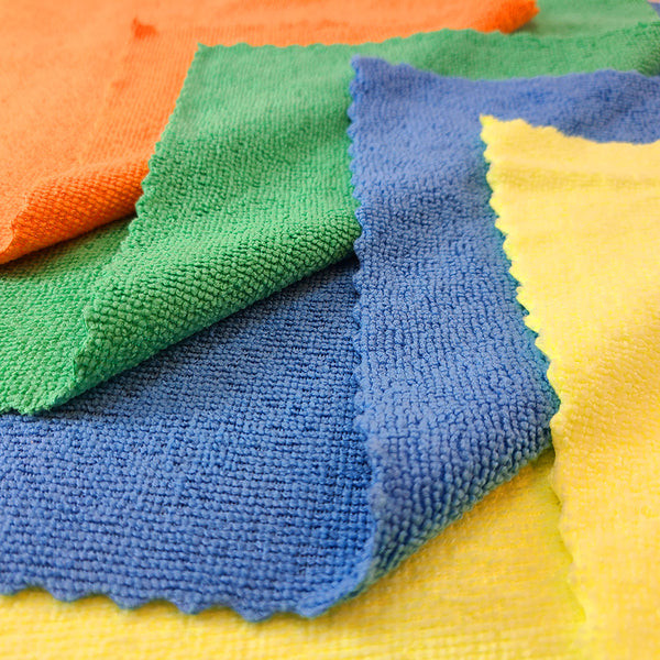 Microfiber Cloth Orange 14x14 10/PK