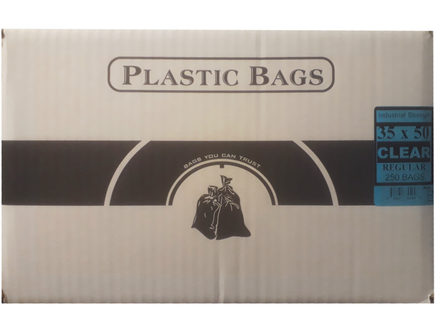35x50  REG - CLEAR Garbage Bags 250/cs