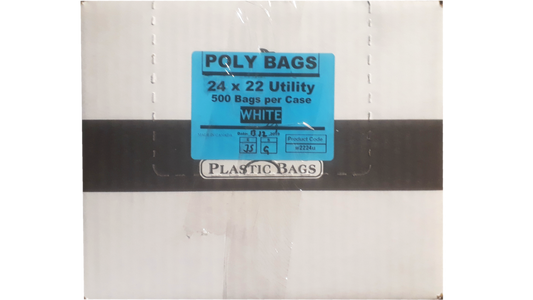 24x22   WHITE Garbage Bags 500/cs