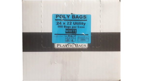 24x22   WHITE Garbage Bags 500/cs