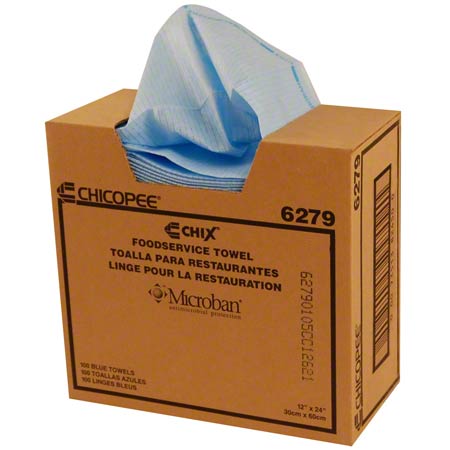 Food Service Blue J Cloth Towel  100/bx