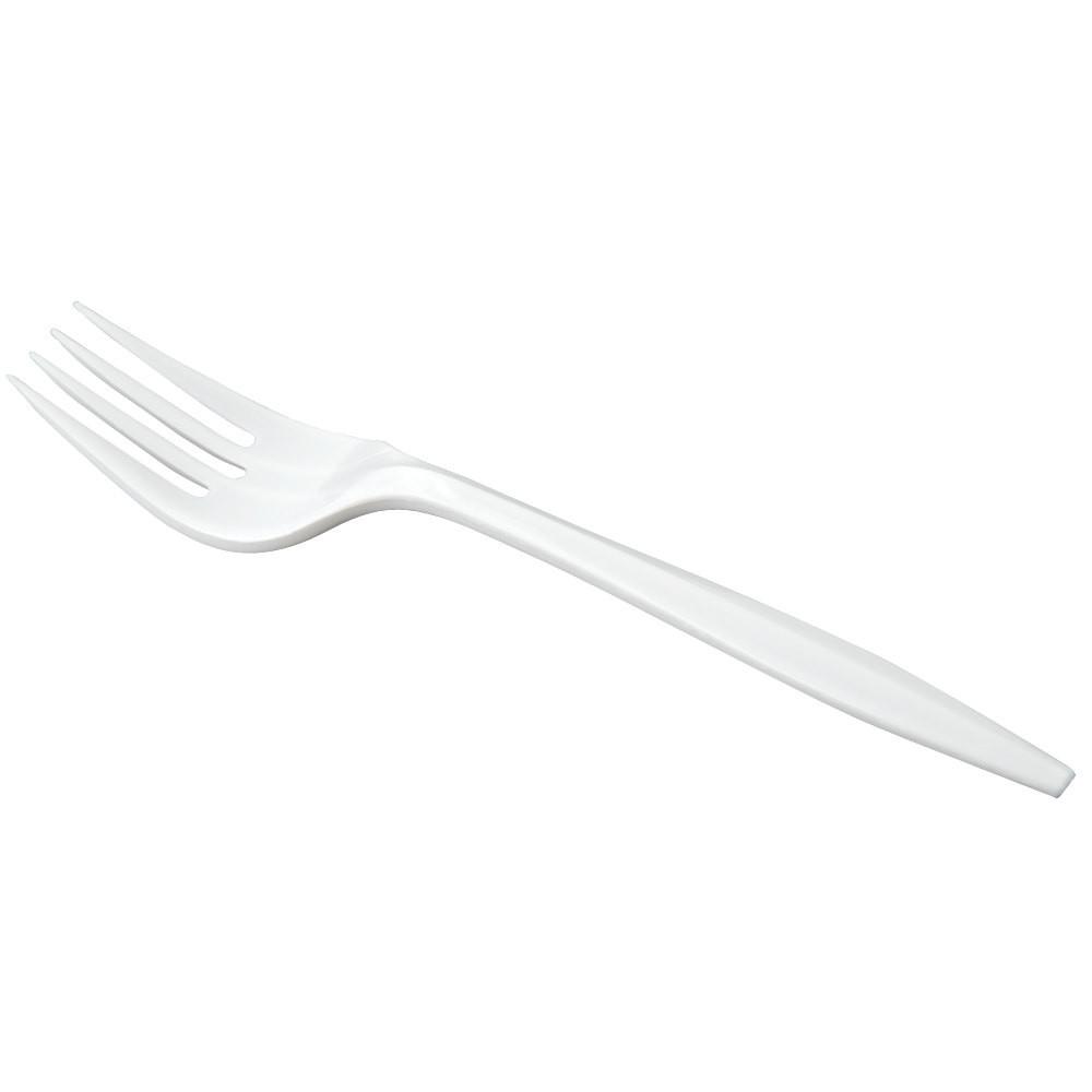 Maple Plastic Forks Medium 1000/cs