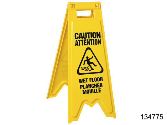 M2 Wet Floor Sign-Yellow