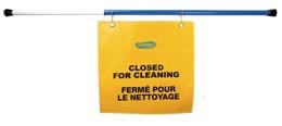 M2 Hanging Door Sign "Closed For Cleaning"