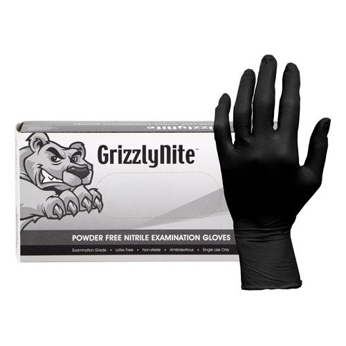 Black Nitrile Medium Exam Glove 10/CS