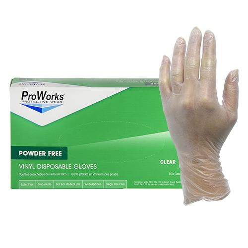 Vinyl P-F GLOVES 10x100/CS