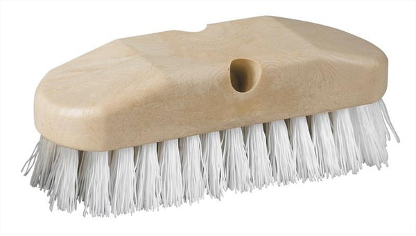 M2 8" Scrubbing Brush Polypro Fiber-White