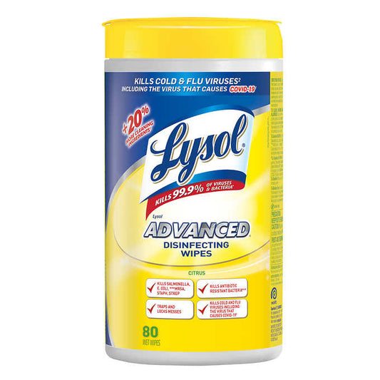 Lysol Disinfecting Wipes 80/Sheets