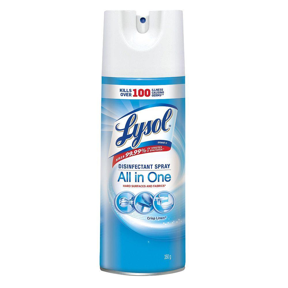 Lysol Disinfectant Spray Crisp Linen 350gr x 12/CS