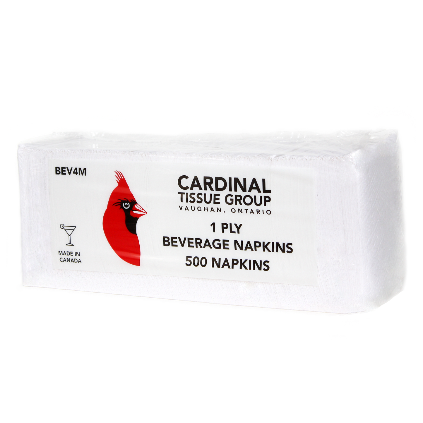Cardinal Cocktail Napkins 500x8/CS