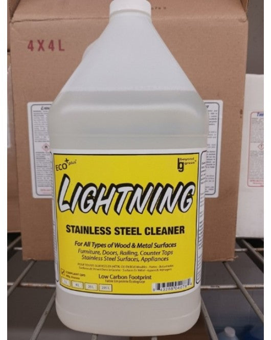 Lightning Stainless Steel Cleaner 4/CS